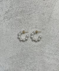 [ピアス] ムーンパール（素材：ステンレス）