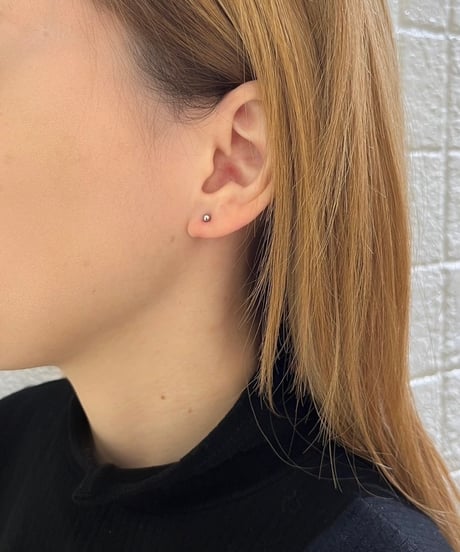 [ピアス] ミニスフィアピアス（素材：ステンレス）