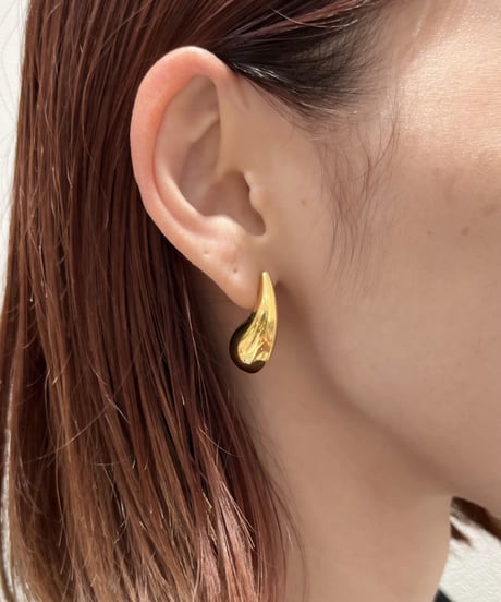 [ピアス] ドロップ（素材：ステンレス）