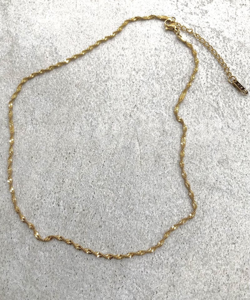 ネックレス] グリッターチェーン（素材：ステンレス） | auca's STORE