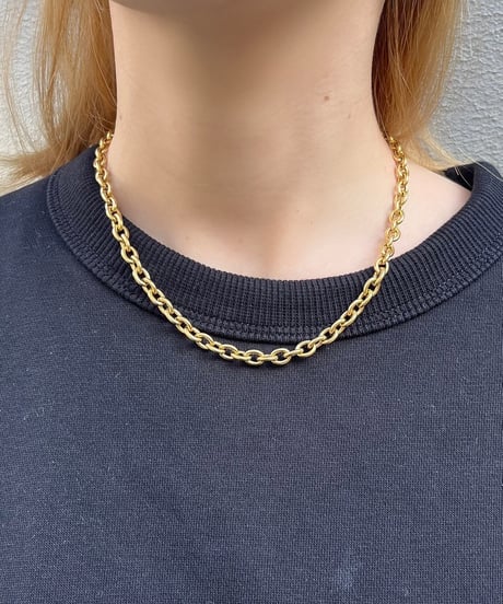 [ネックレス] ラウンドチェーン（素材：ステンレス）