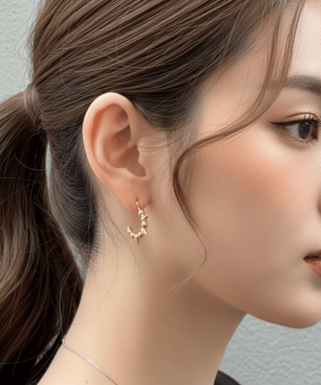 [ピアス]  ファング（素材：ステンレス）