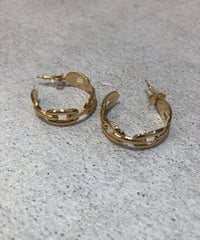 [ピアス] チェーン（素材：ステンレス）