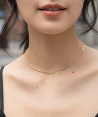 [ネックレス] シンプルチェーン（素材：ステンレス）