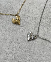 [ネックレス] ラフハート（素材：ステンレス）