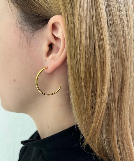 [ピアス]  スキニーフープ（素材：ステンレス）