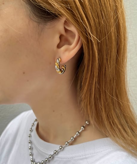 [ピアス] ミックススクリュー（素材：ステンレス）