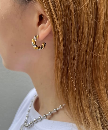 [ピアス] ミックススクリュー（素材：ステンレス）
