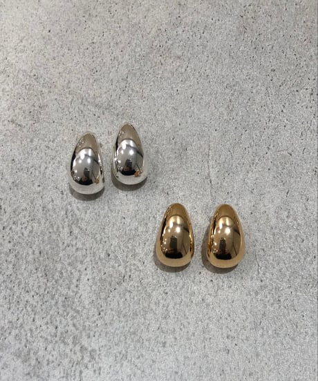 [ピアス] ドロップ（素材：ステンレス）