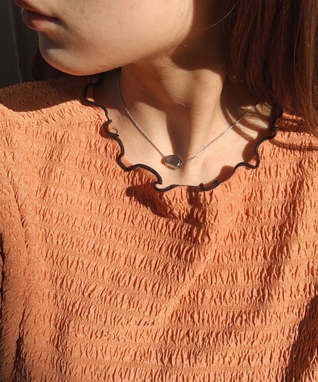 beans necklace -silver-(素材：ステンレス)