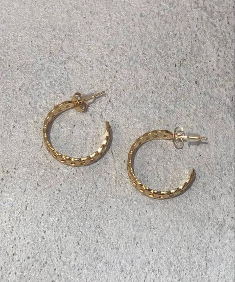 [ピアス] チェーン（素材：ステンレス）