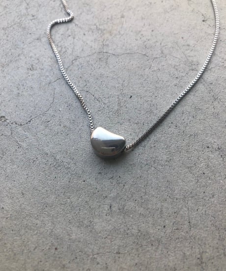 beans necklace -silver-(素材：ステンレス)