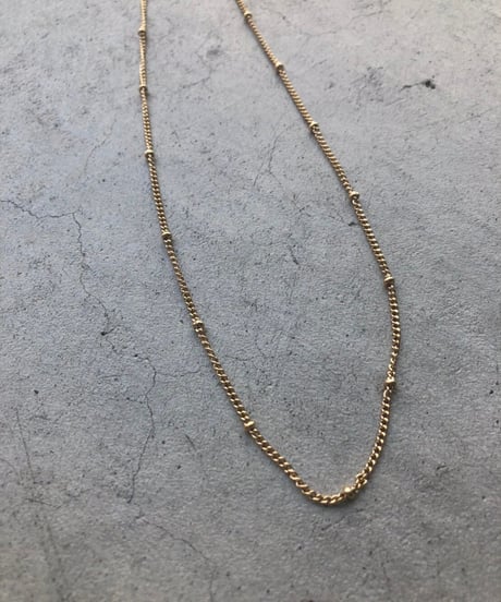 [ネックレス] タイニーボール （素材：ステンレス）