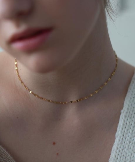 [ネックレス] シンプルチェーン（素材：ステンレス）