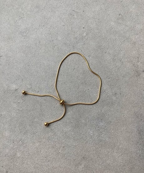 snake  chain (素材：ステンレス)