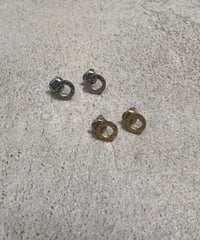 [ピアス] プチサークルゴシック（素材：ステンレス）