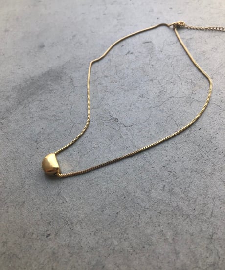 beans necklace -gold-(素材：ステンレス)