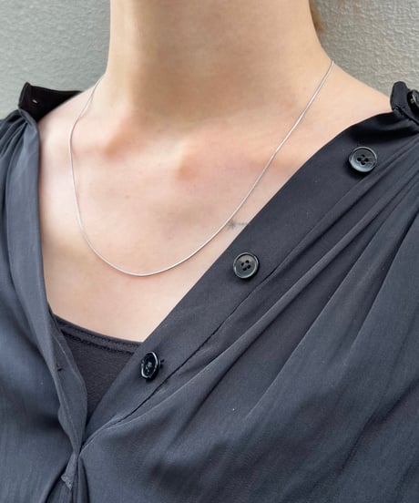 [ネックレス] スネーク ロング（素材：ステンレス）