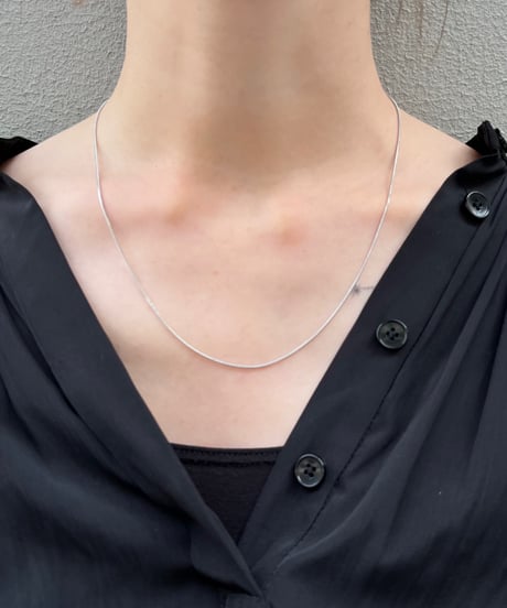 [ネックレス] スネーク ロング（素材：ステンレス）