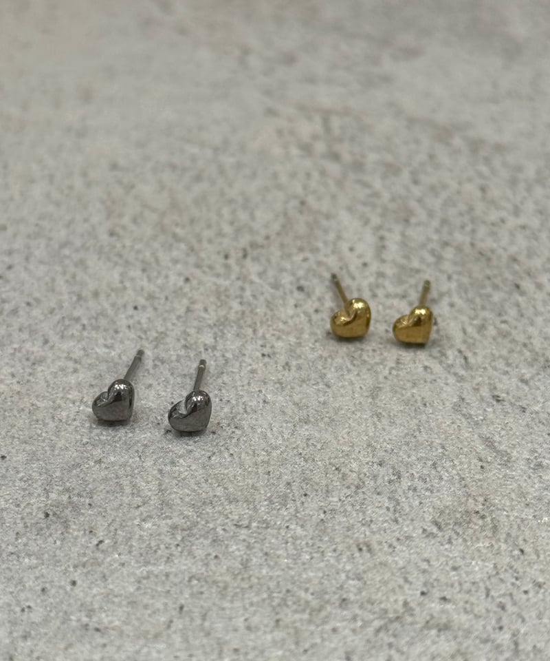 ピアス] aucaミニハート（素材：ステンレス) | auca's STORE