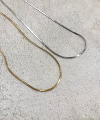 [ネックレス] 2mmスネーク（素材：ステンレス）