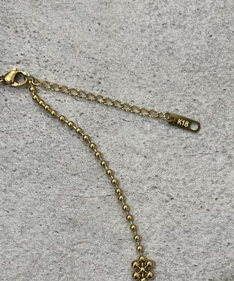[ネックレス]　フラワー（素材：ステンレス）