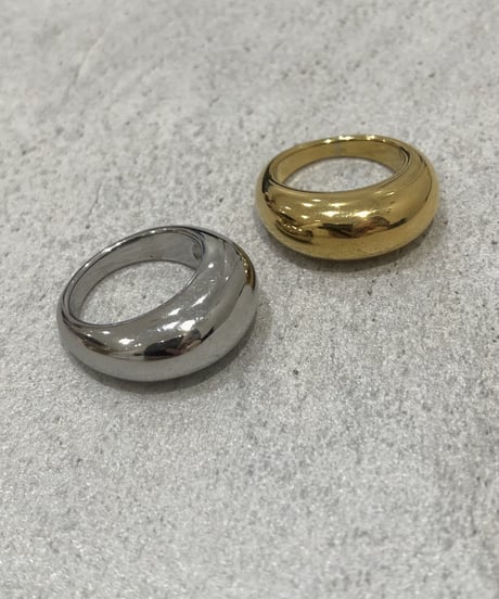 [リング] ボリュームサークル（素材：ステンレス）