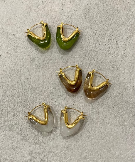 [ピアス] クリアカラーズ（素材：ステンレス）