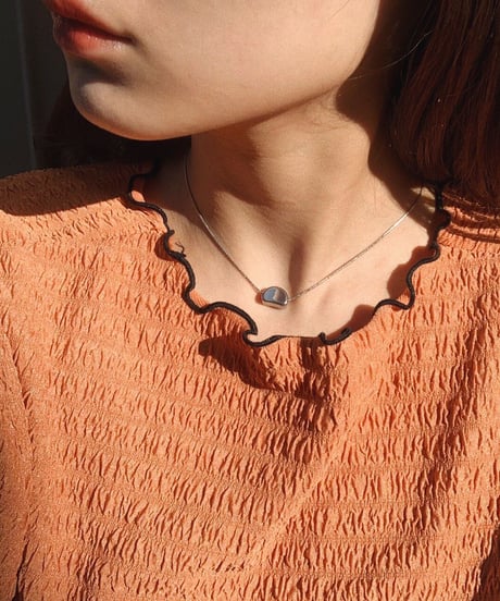 beans necklace -silver-(素材：ステンレス)