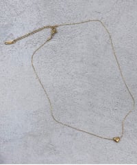 [ネックレス] プチハート（素材：ステンレス）