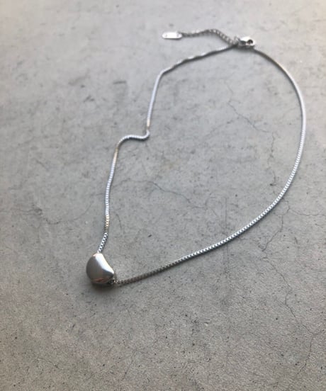 beans necklace -silver-(素材：ステンレス)