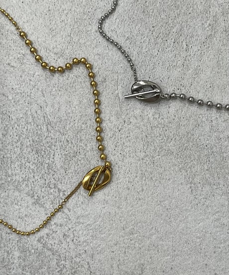 [ネックレス] スルーフープ（素材：ステンレス）