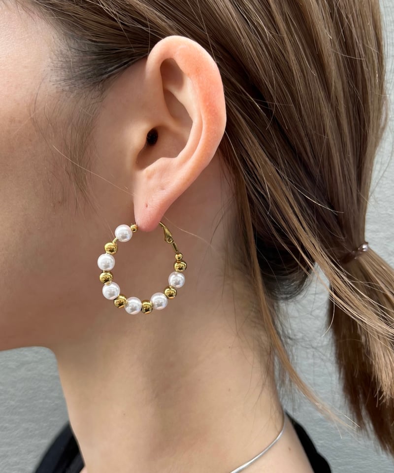 beaufille パールピアス バイカラー パール ピアス Bicolor Pearl Pierce （Liala） 全1