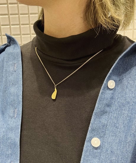 [ネックレス] フェザー（素材：ステンレス）