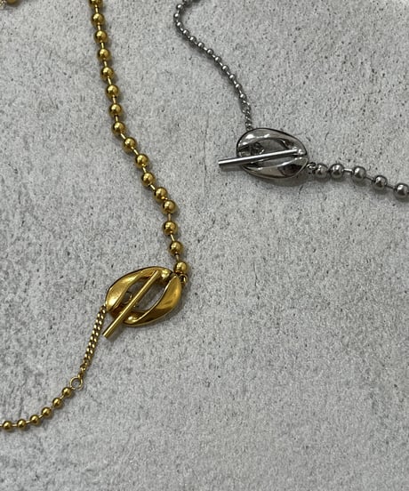 [ネックレス] スルーフープ（素材：ステンレス）