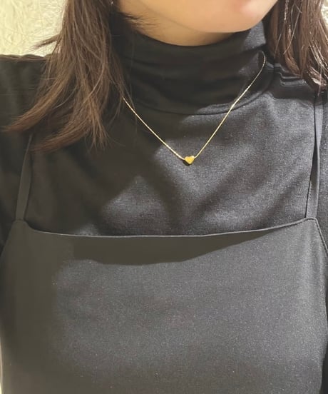 [ネックレス] プチハート（素材：ステンレス）