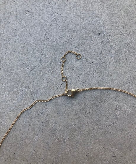 [ネックレス]　スモールハート ゴールド（素材：ステンレス）