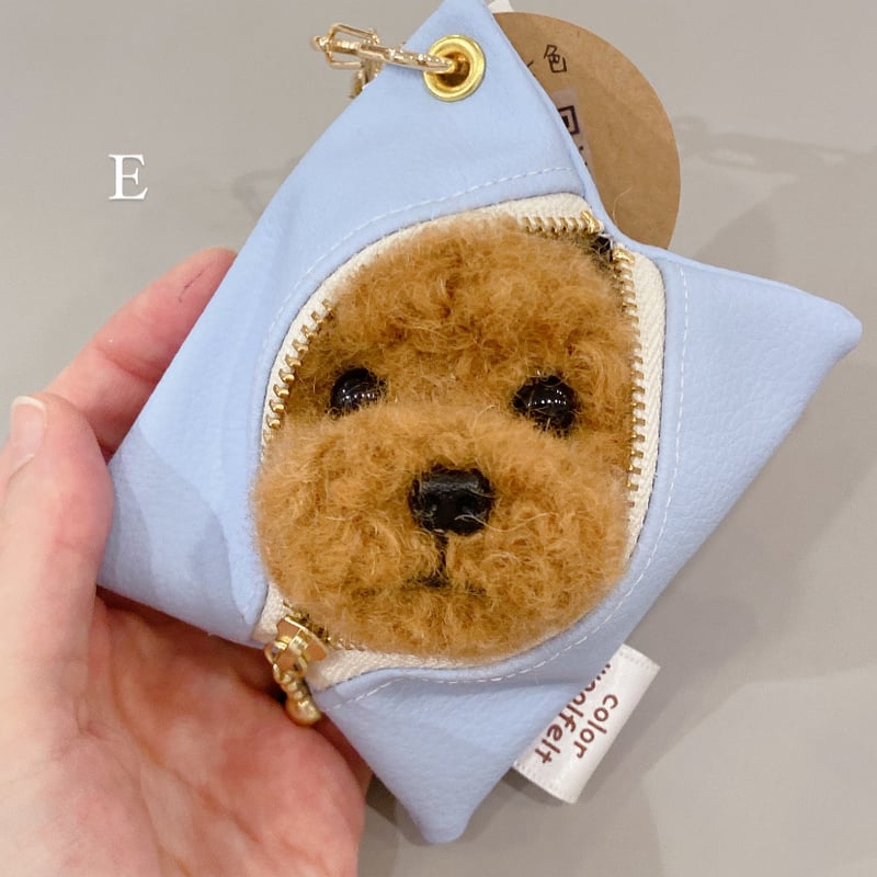専用☆ぷっくりフォルムの可愛いバッグ＆ペンポーチ☆ジョリーフルール colorwoolfelt アニマルポーチ(バッグチャーム) | LISULISU STORE