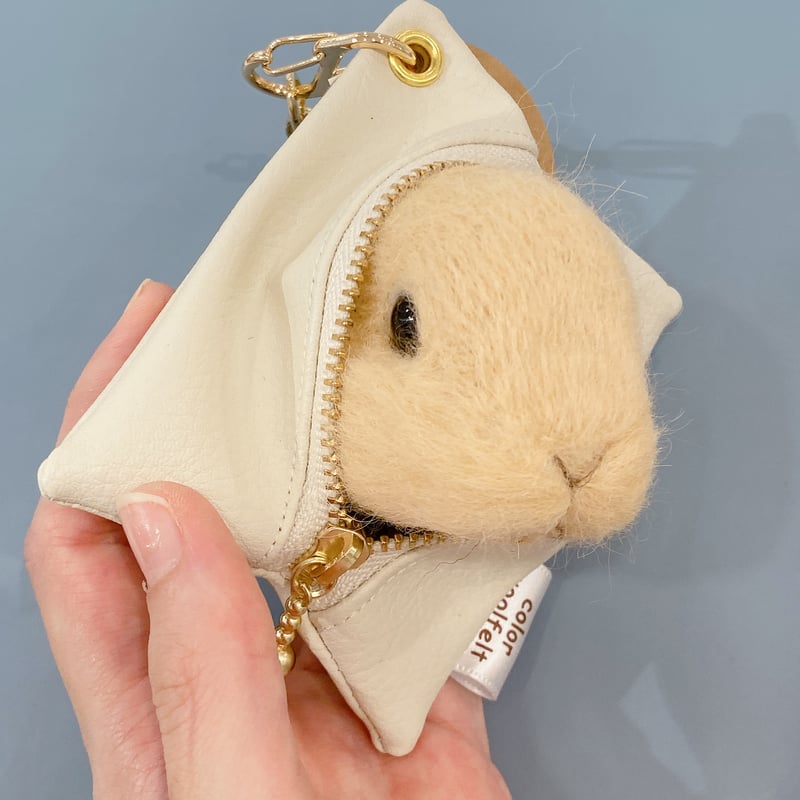 colorwoolfelt アニマルポーチ(バッグチャーム) | LISULISU STORE