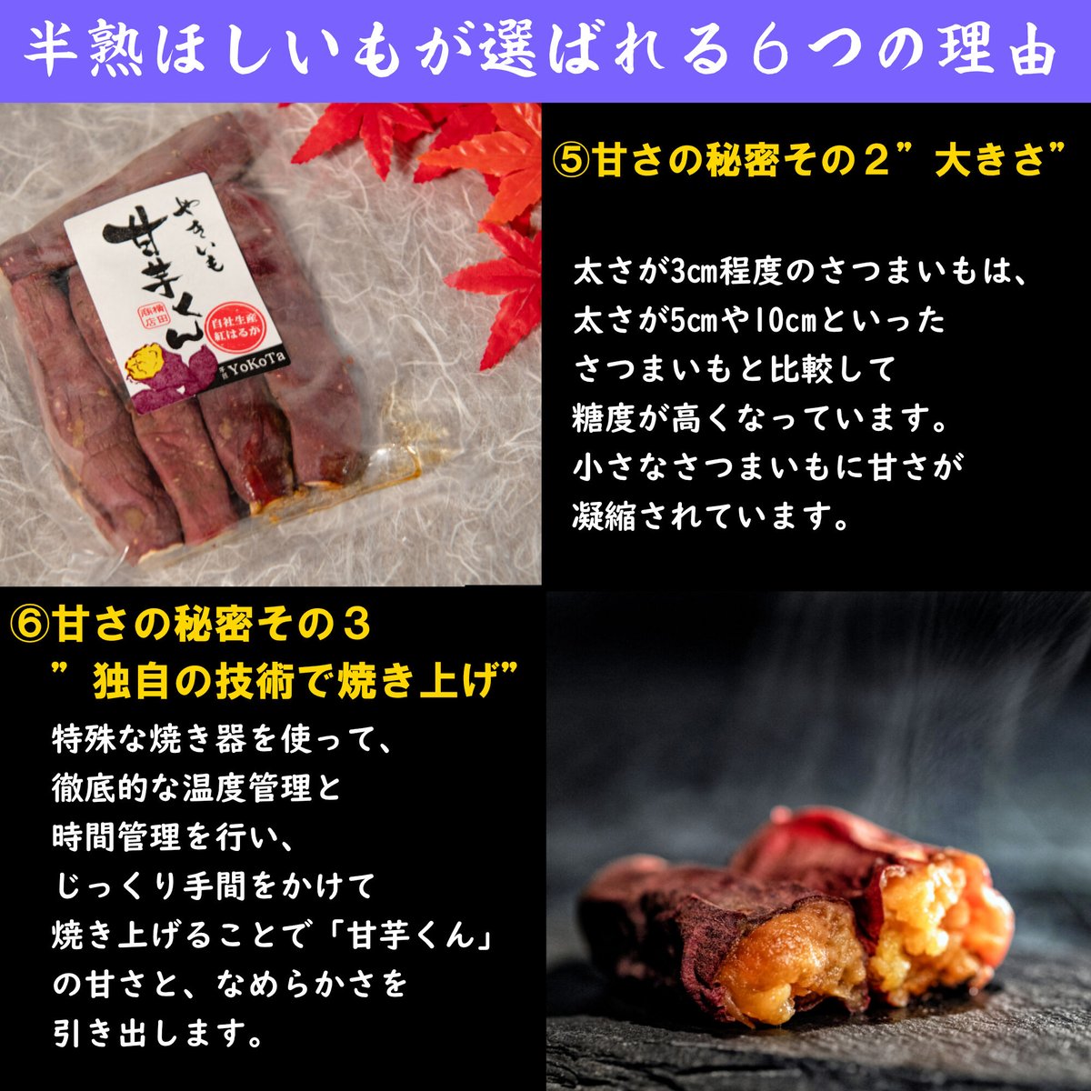 5本セット　芋神　隼人の芋神　さつまいも 焼き芋【甘芋くん】1.5kgセット（250g×6袋）（冷凍便） | 茨城県