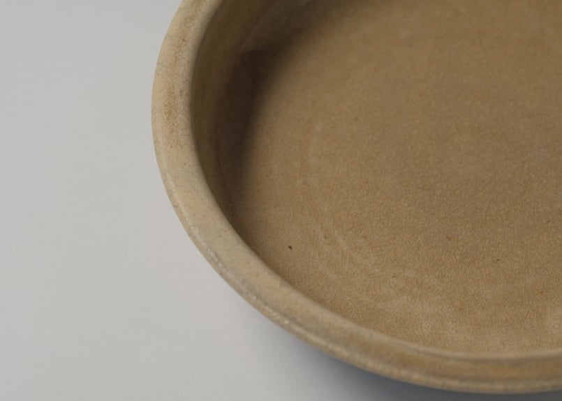 7.5寸石皿 灰粉引 叶谷真一郎 | テノナル工藝百職