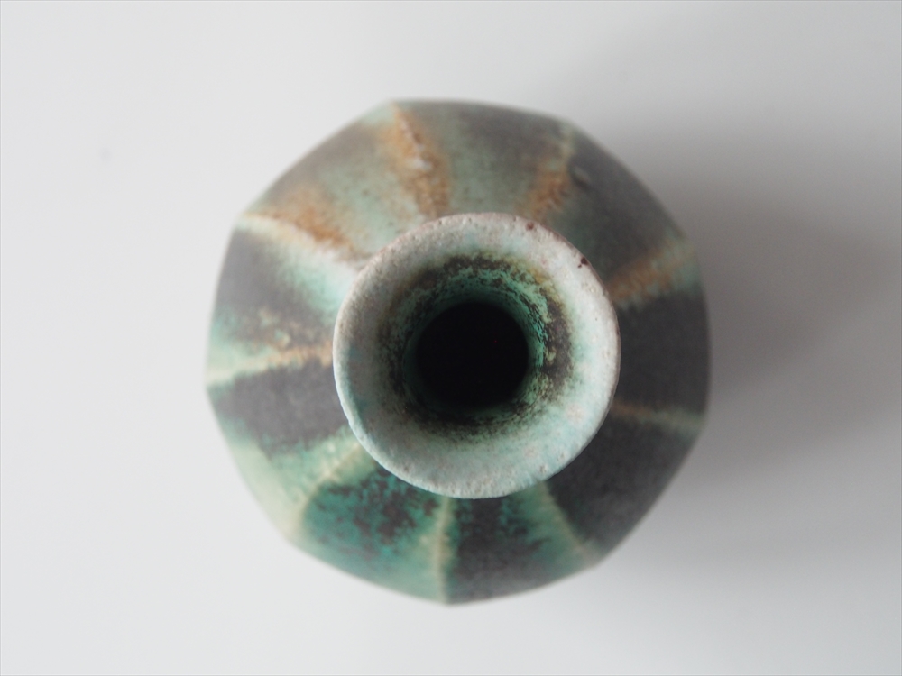 織部釉面取花入 | テノナル工藝百職