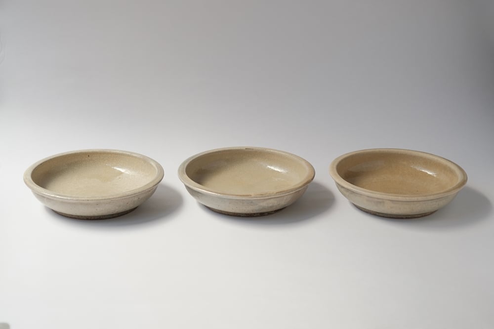 7.5寸石皿 灰粉引 叶谷真一郎 | テノナル工藝百職