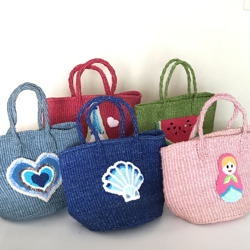 季節限定企画！マトリョーシカが可愛いピンクのサイザルバッグ | JOLLY*S