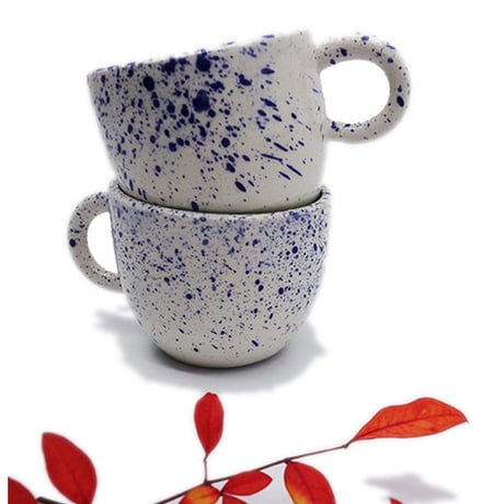 Espresso cups　エスプレッソカップ・北イタリアのハンドメイドカップ