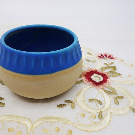 Blue bowl, 青色ボウル・スロベニアのハンドメイド