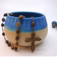 Blue bowl, 青色ボウル・スロベニアのハンドメイド