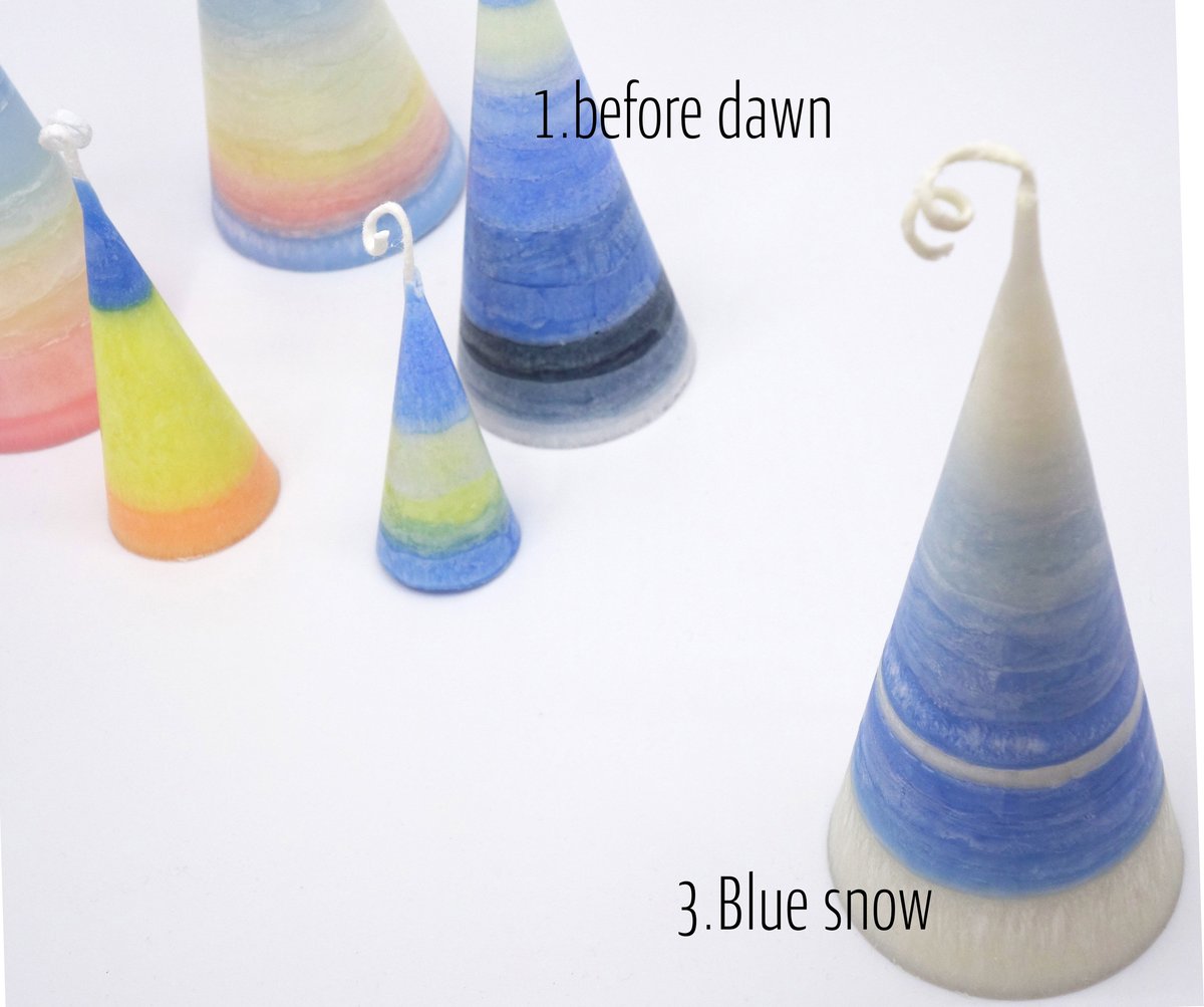 FIRST LIGHT CANDLE ～よあけキャンドル Blue snow fu-ka Ca