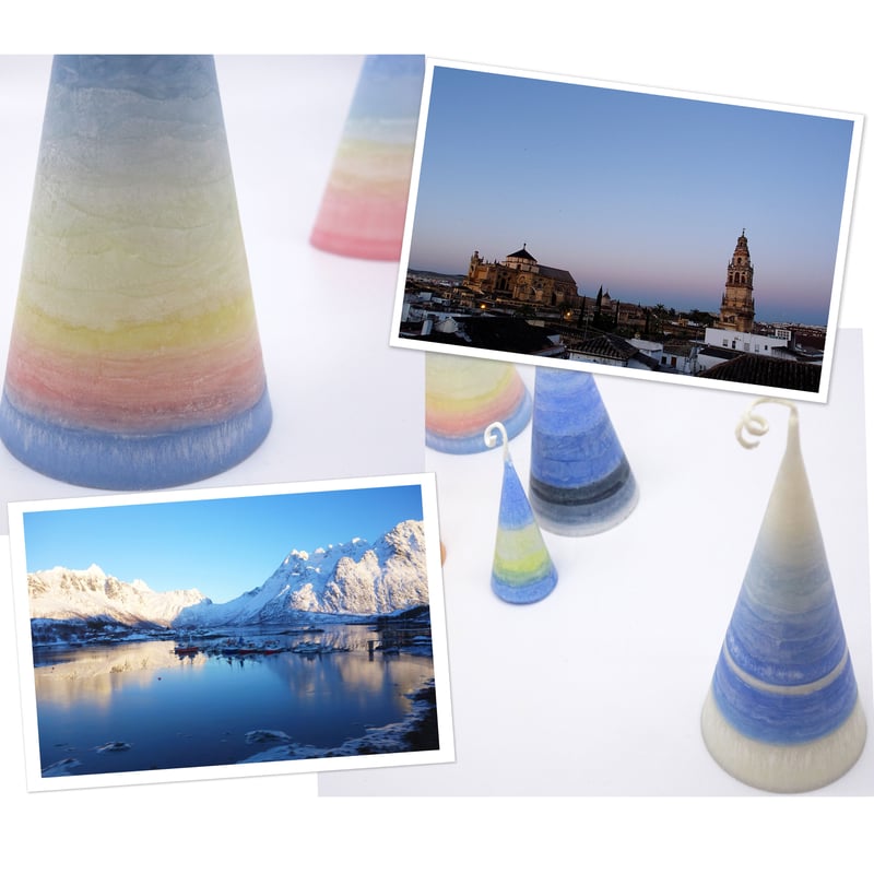 FIRST LIGHT CANDLE ～よあけキャンドル Blue snow fu-ka Ca