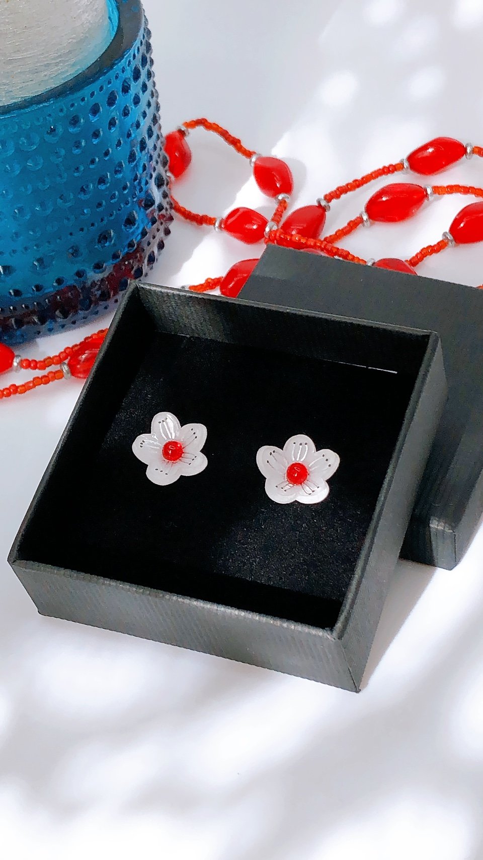 さくらみたいなお花のピアス | .andhand